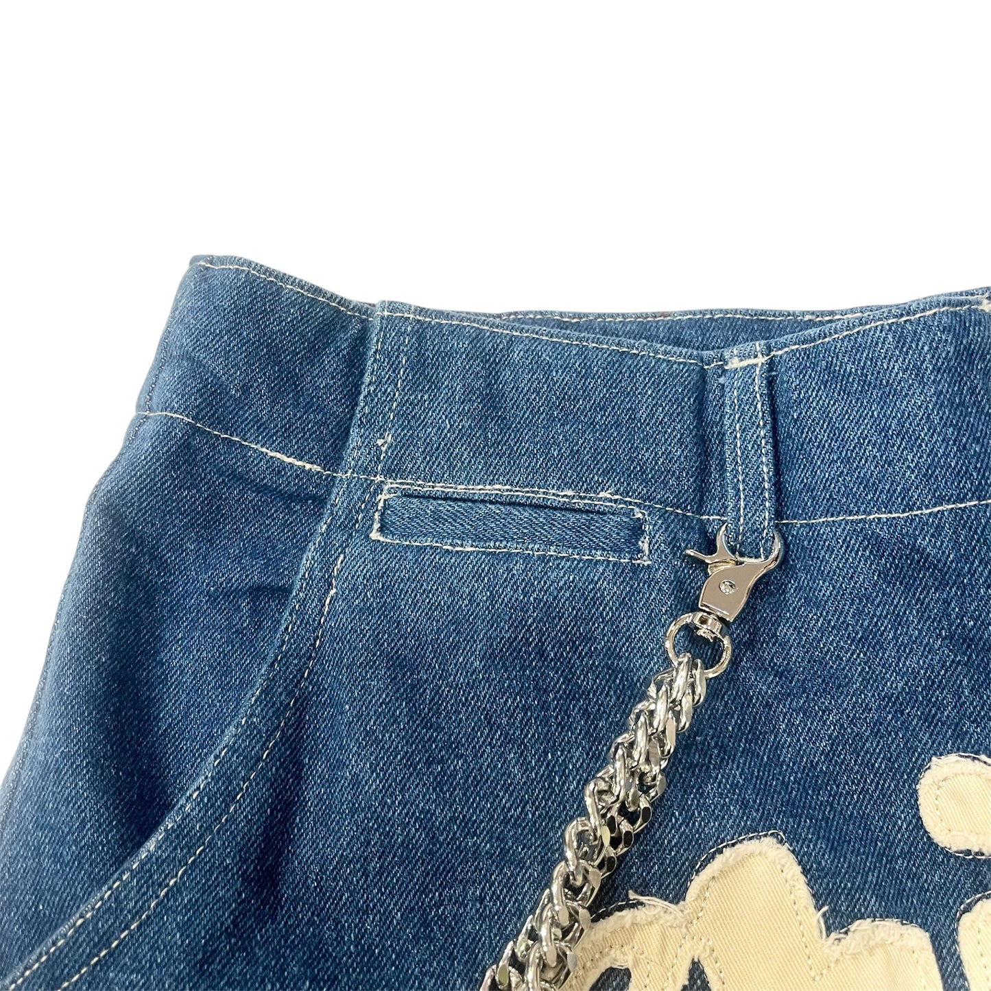 CARGO DENIM SHORTS