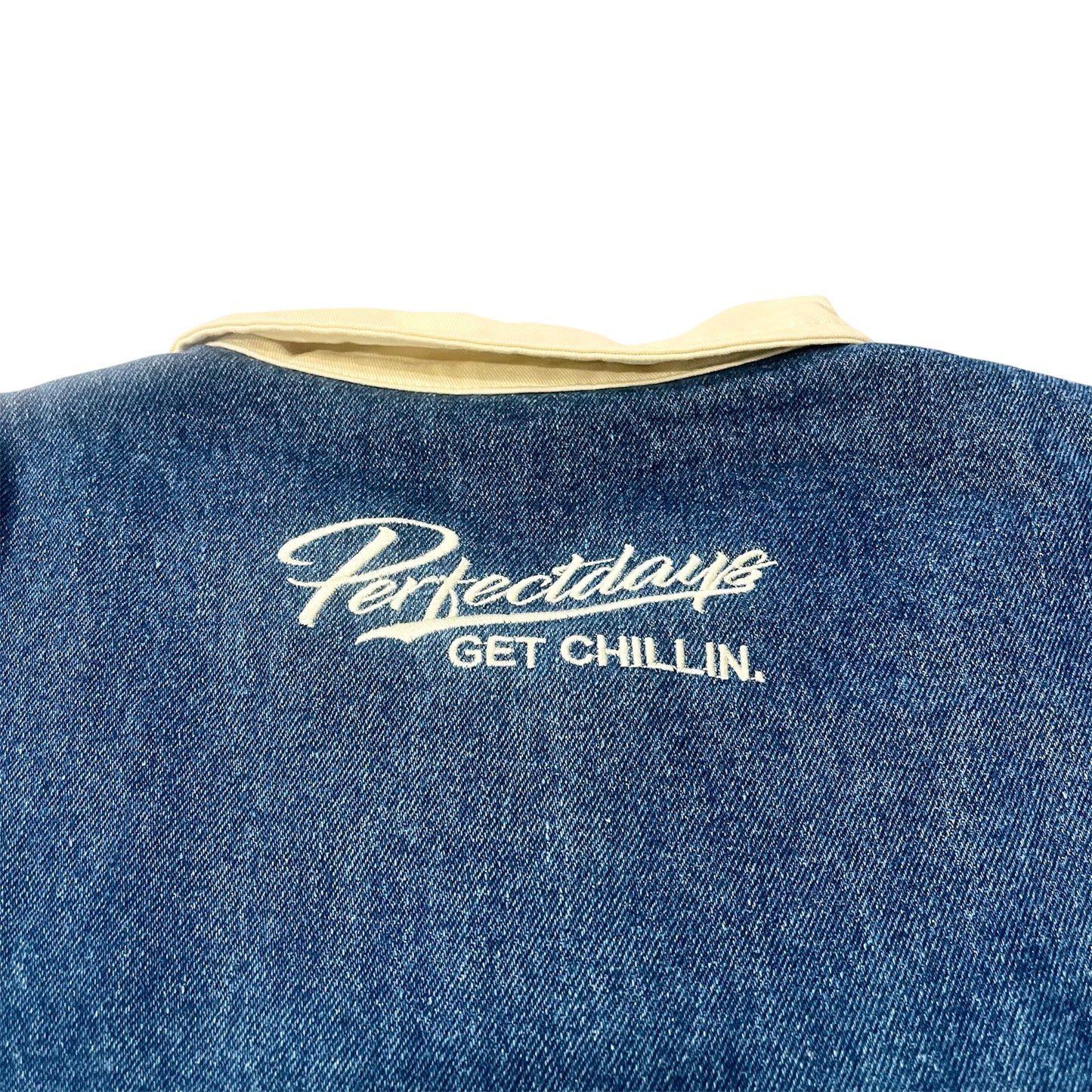 OPEN ZIP DENIM SHIRTS