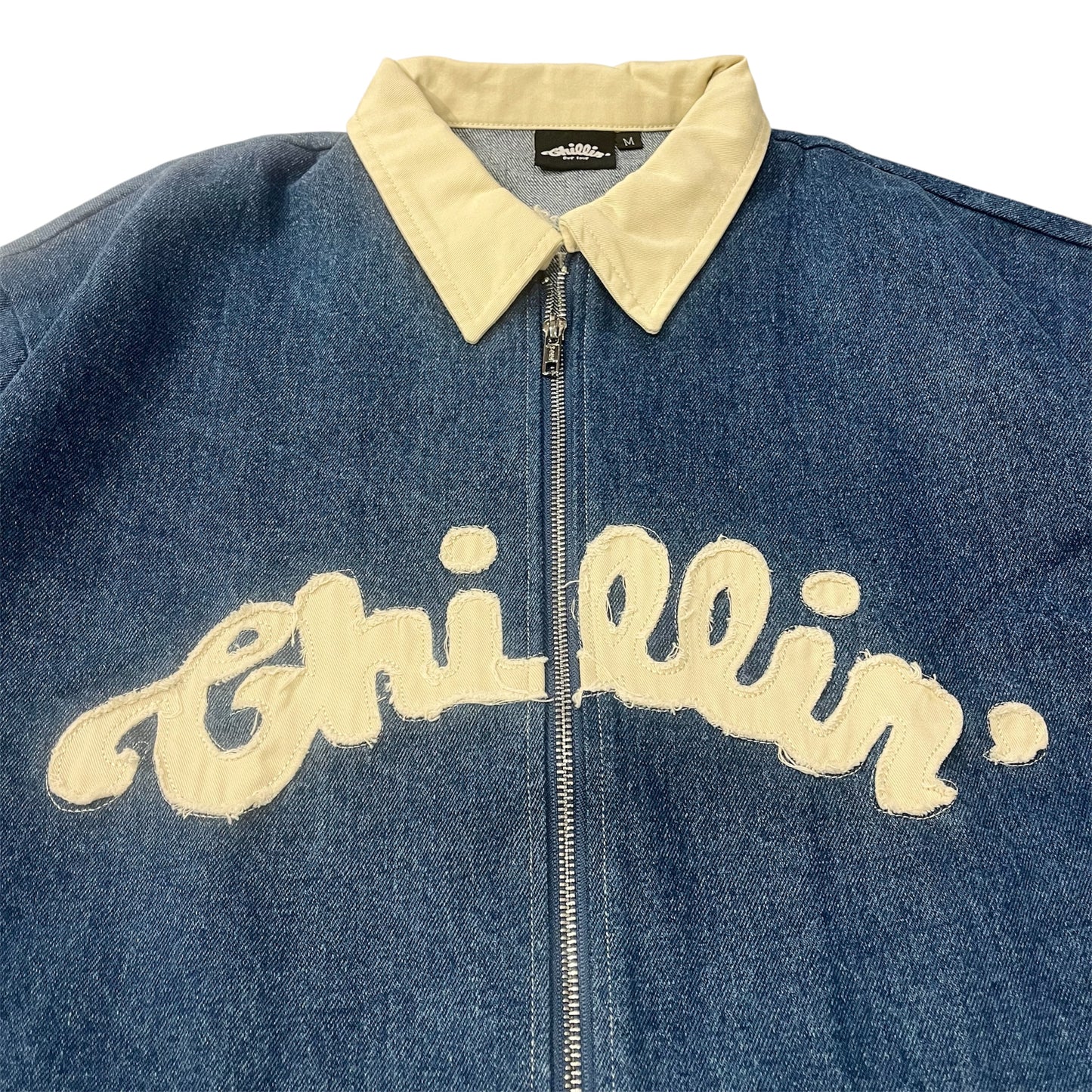 OPEN ZIP DENIM SHIRTS