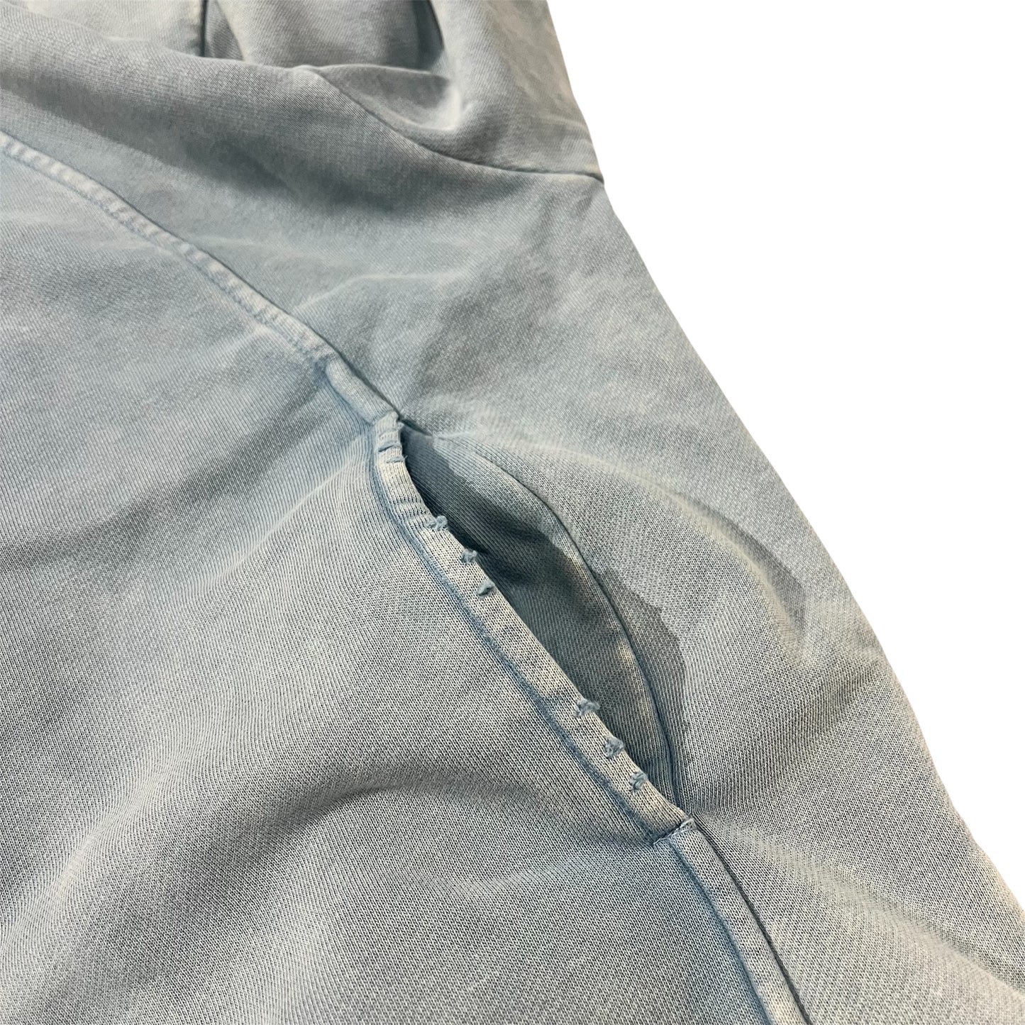 CROPPED HOODIE - BLUE