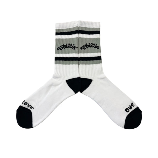 LOGO SOCKS - GREY