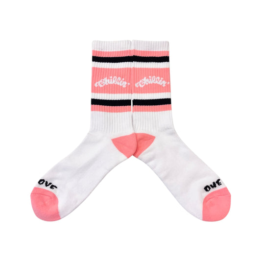 LOGO SOCKS - PINK