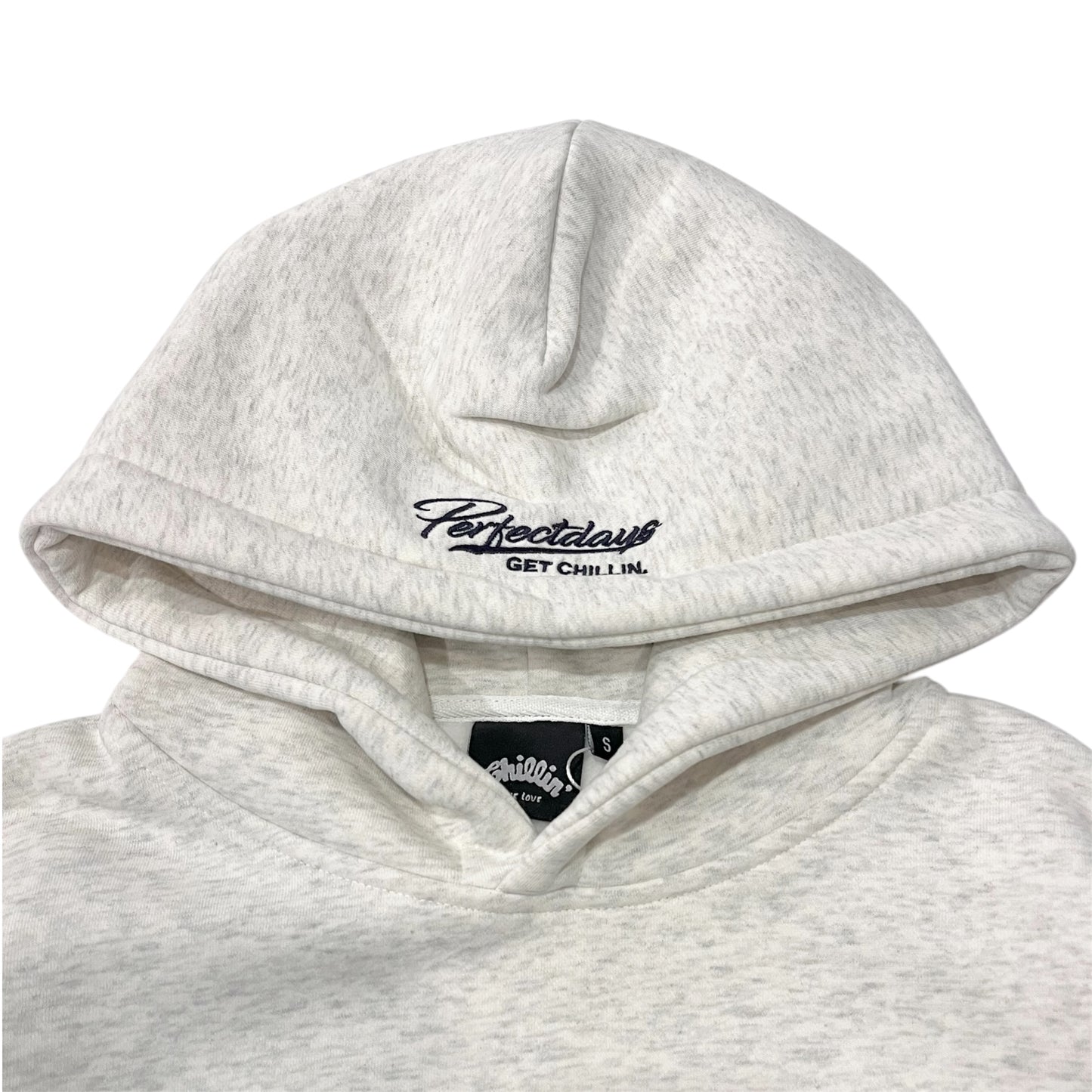 BIG LOGO LAYERED  SWEAT SET- GREY