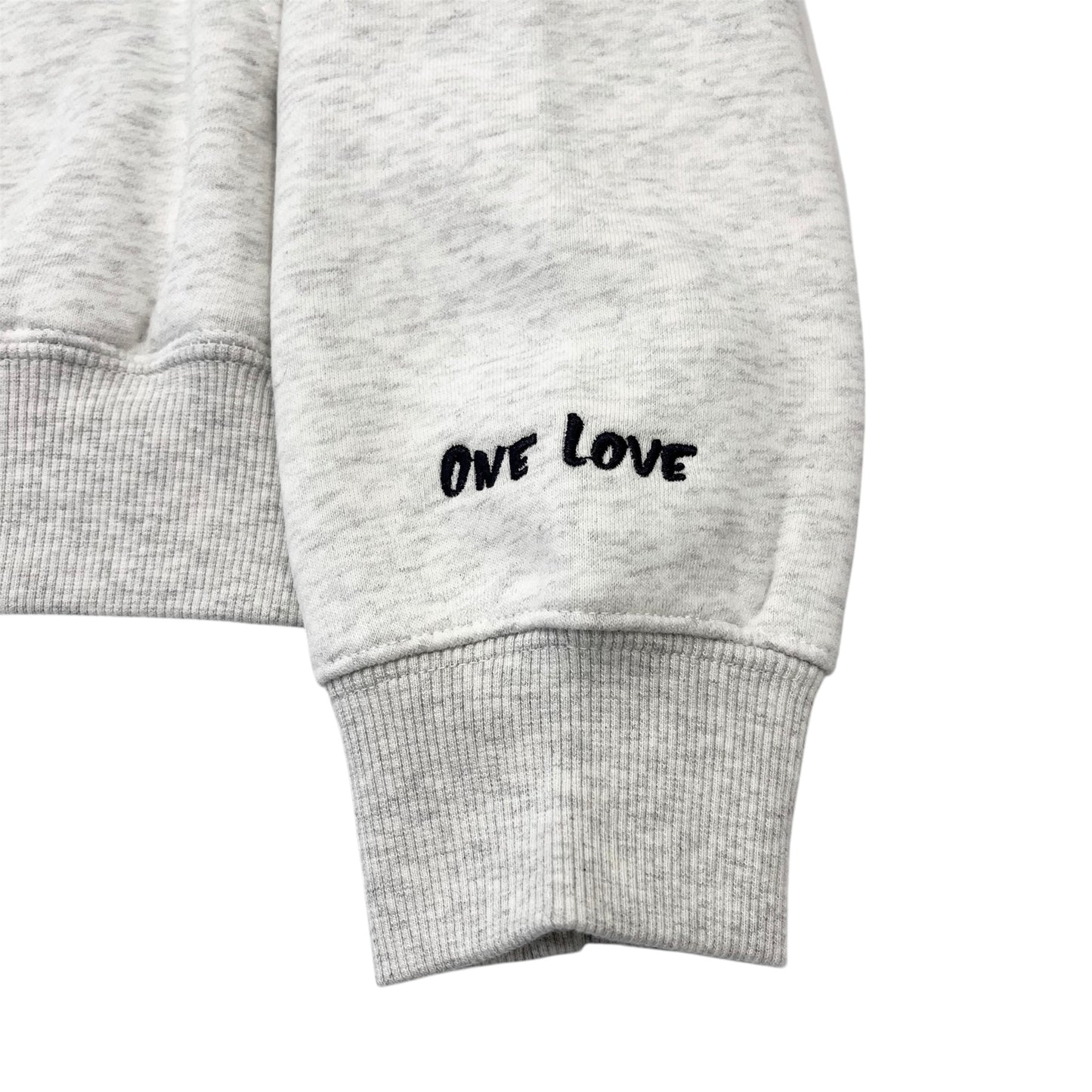BIG LOGO LAYERED  SWEAT SET- GREY