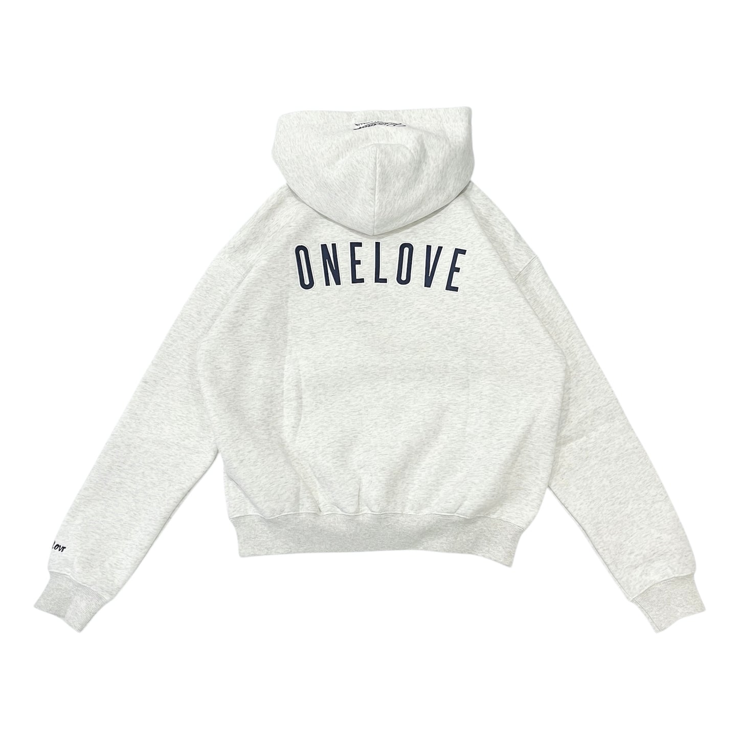 BIG LOGO LAYERED  SWEAT SET- GREY
