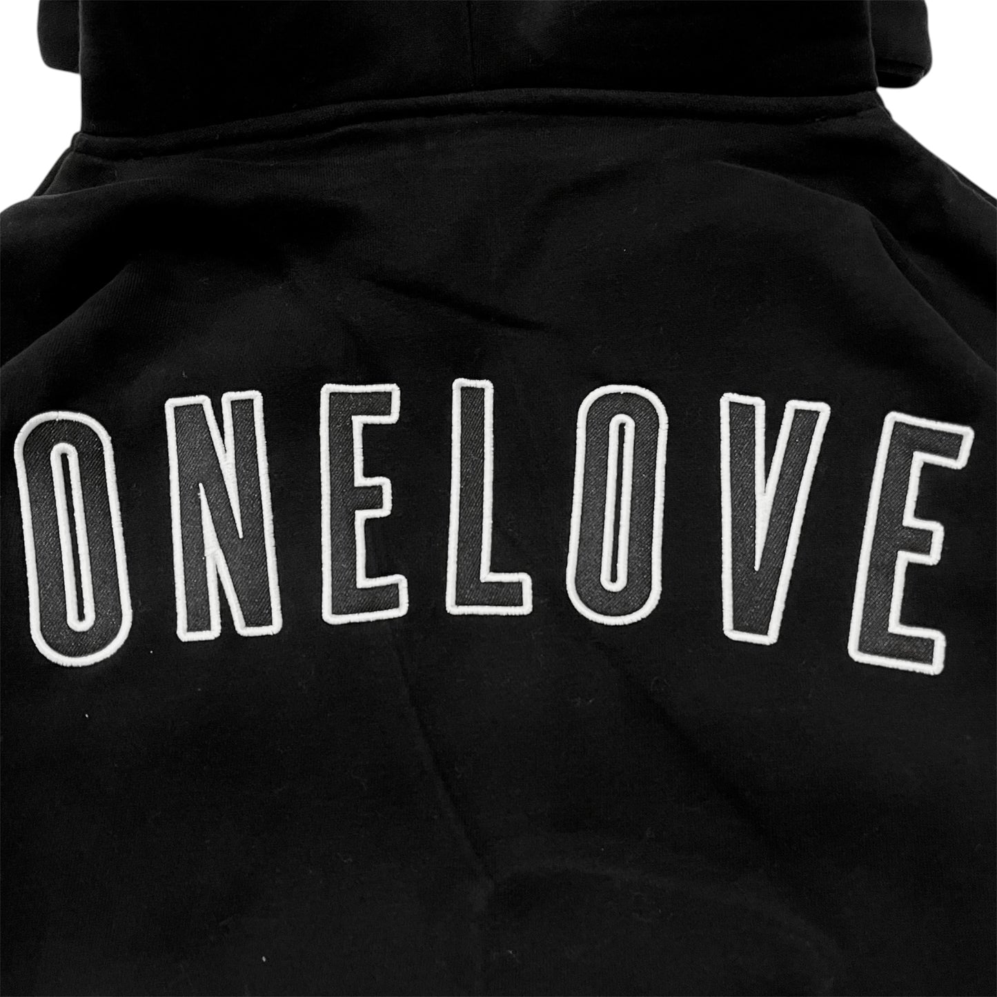 BIG LOGO LAYERED  SWEAT SET- BLACK