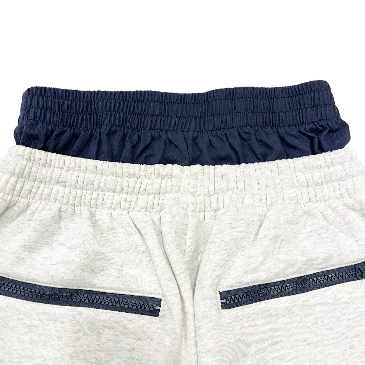 BIG LOGO LAYERED  SWEAT SET- GREY