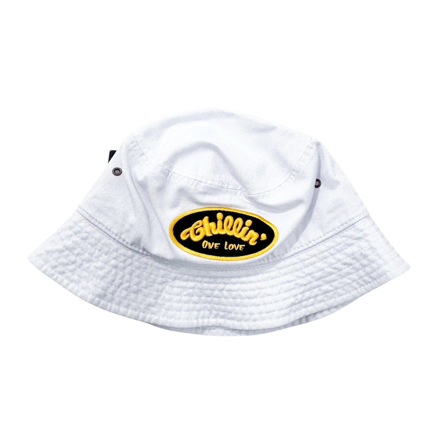 BUCKET HAT - WHITE / YELLOW