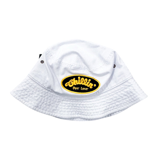 BUCKET HAT - WHITE / YELLOW