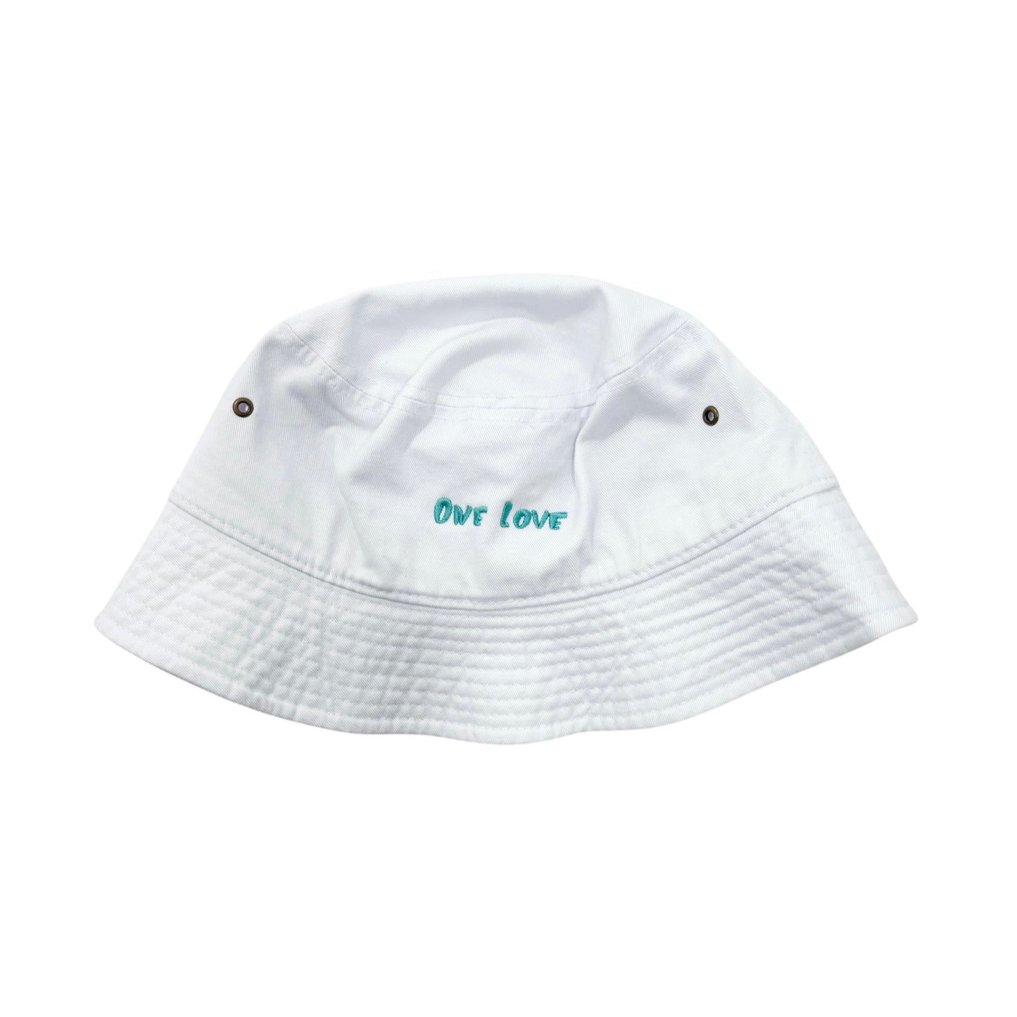 BUCKET HAT - WHITE / MINT