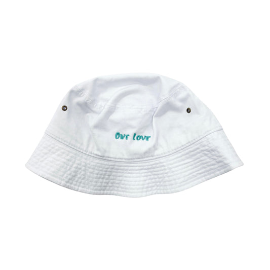 BUCKET HAT - WHITE / MINT