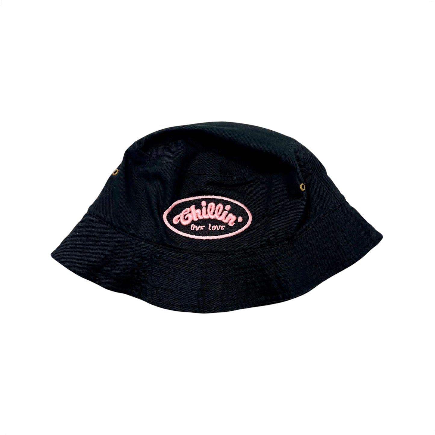 BUCKET HAT - BLACK / PINK