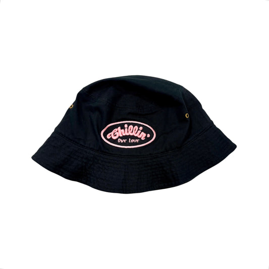 BUCKET HAT - BLACK / PINK