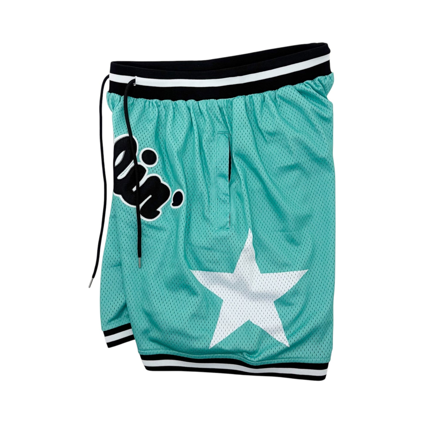 BASKETBALL STAR SHORTS - MINT