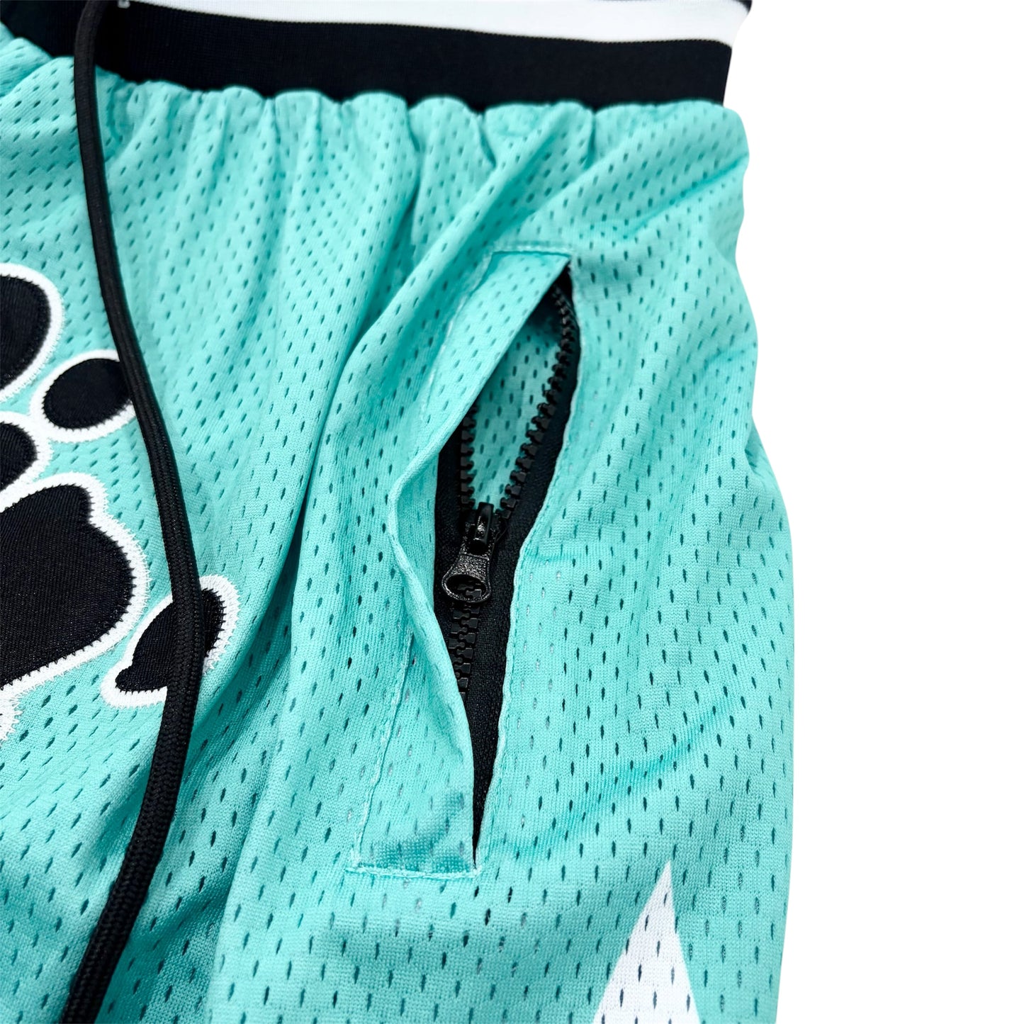 BASKETBALL STAR SHORTS - MINT