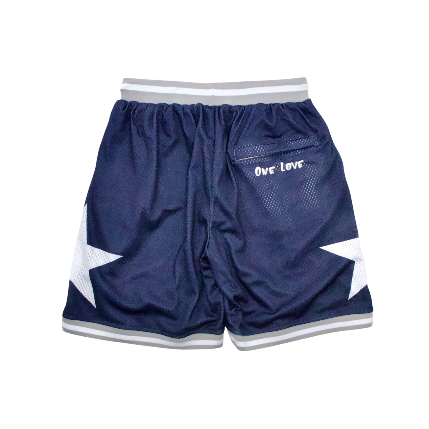 BASKETBALL STAR SHORTS - NAVY