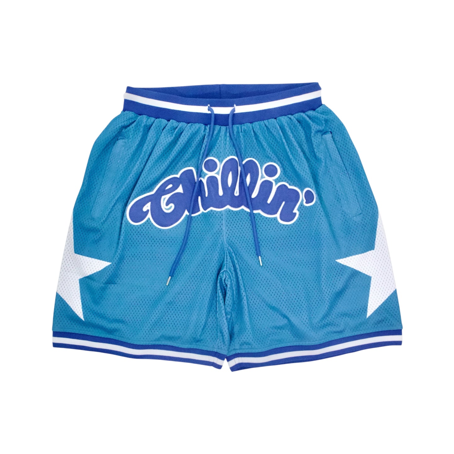 BASKETBALL STAR SHORTS - BLUE