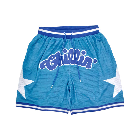 BASKETBALL STAR SHORTS - BLUE
