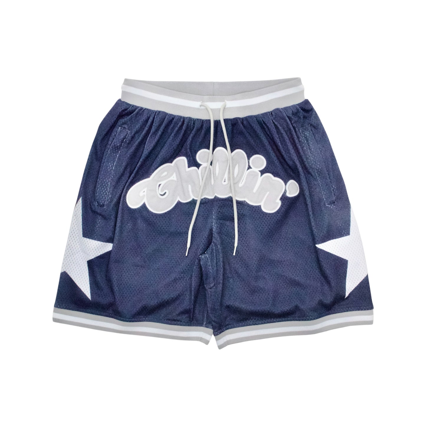 BASKETBALL STAR SHORTS - NAVY