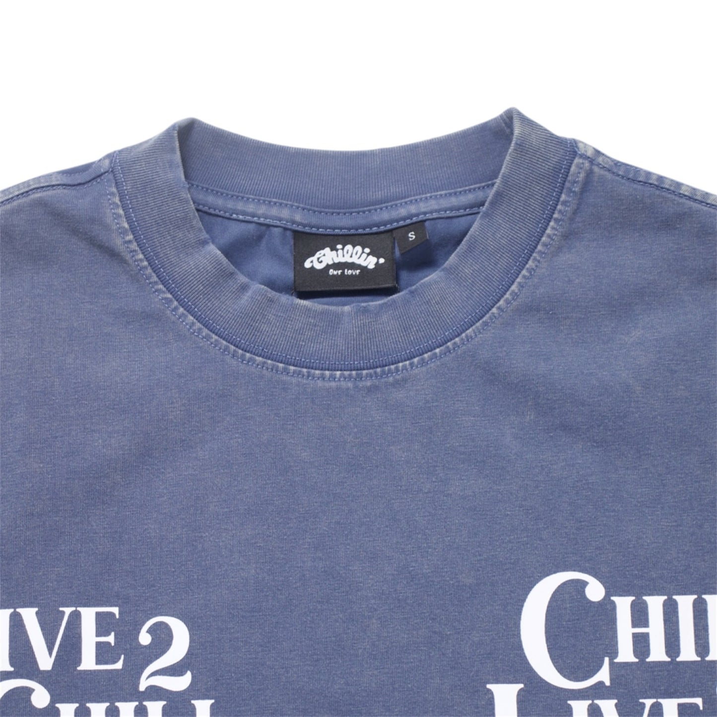 Women's CROPPED PIGMENT S/S TEE - BLUE