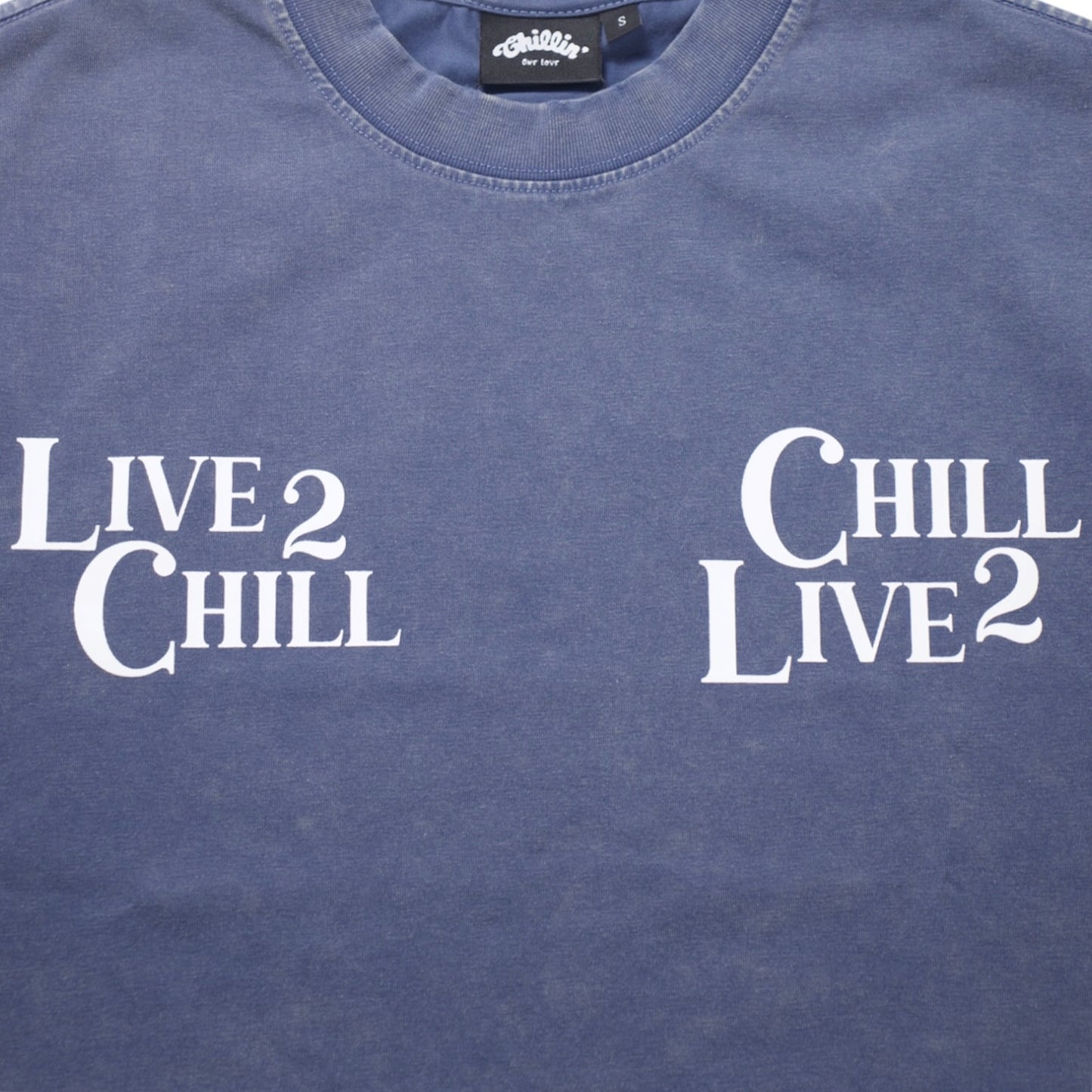 Women's CROPPED PIGMENT S/S TEE - BLUE