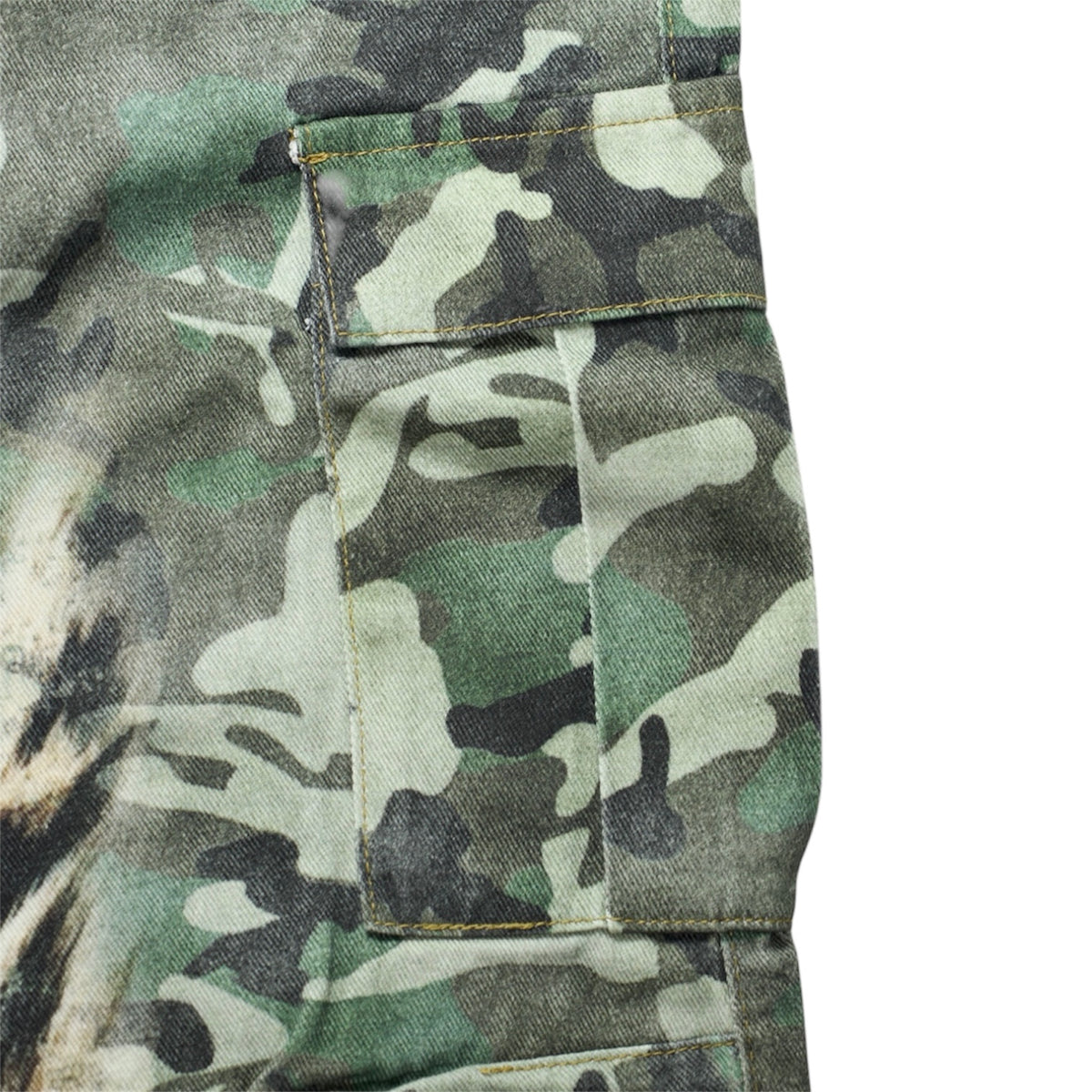 CAMO LEOPARD CARGO PANTS