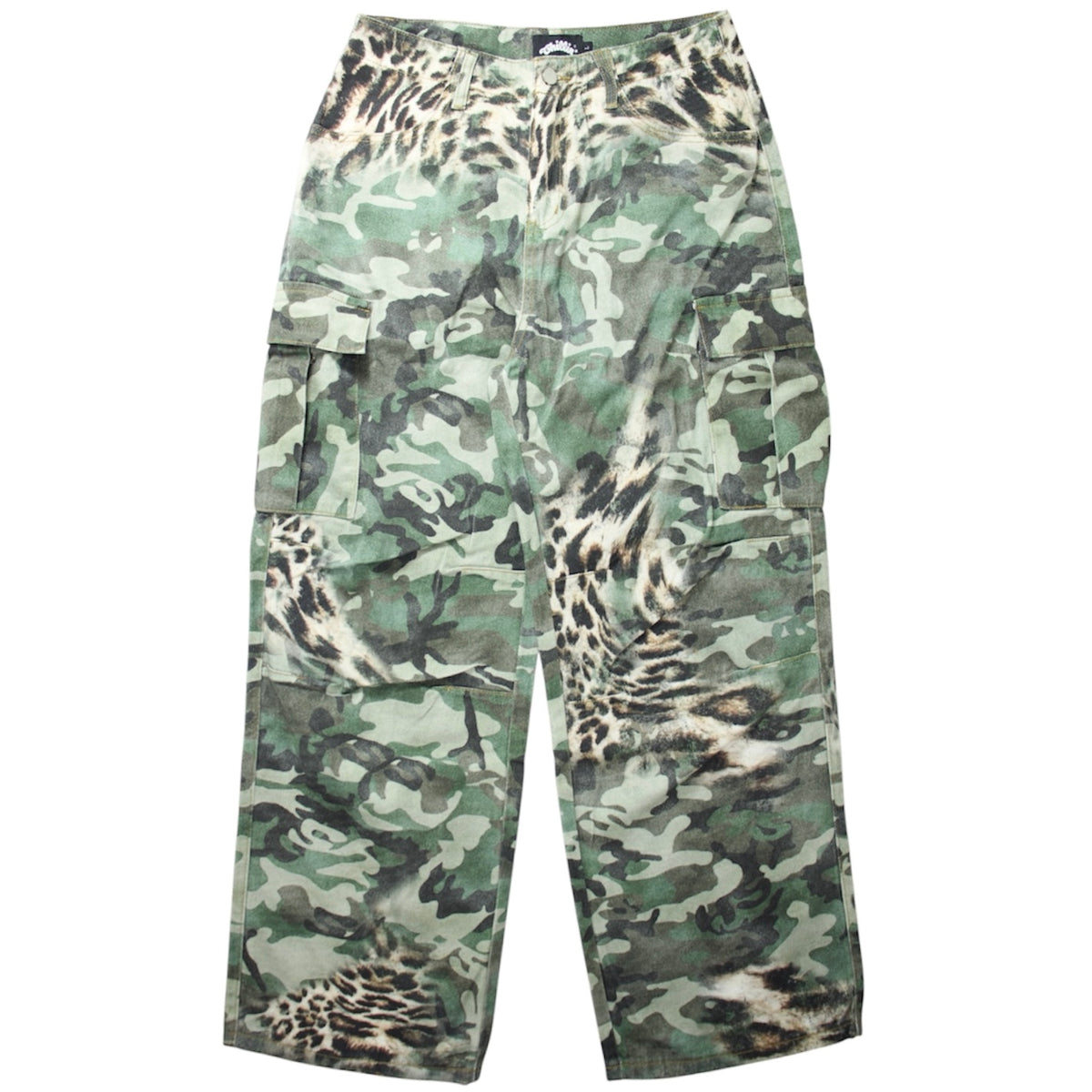 CAMO LEOPARD CARGO PANTS