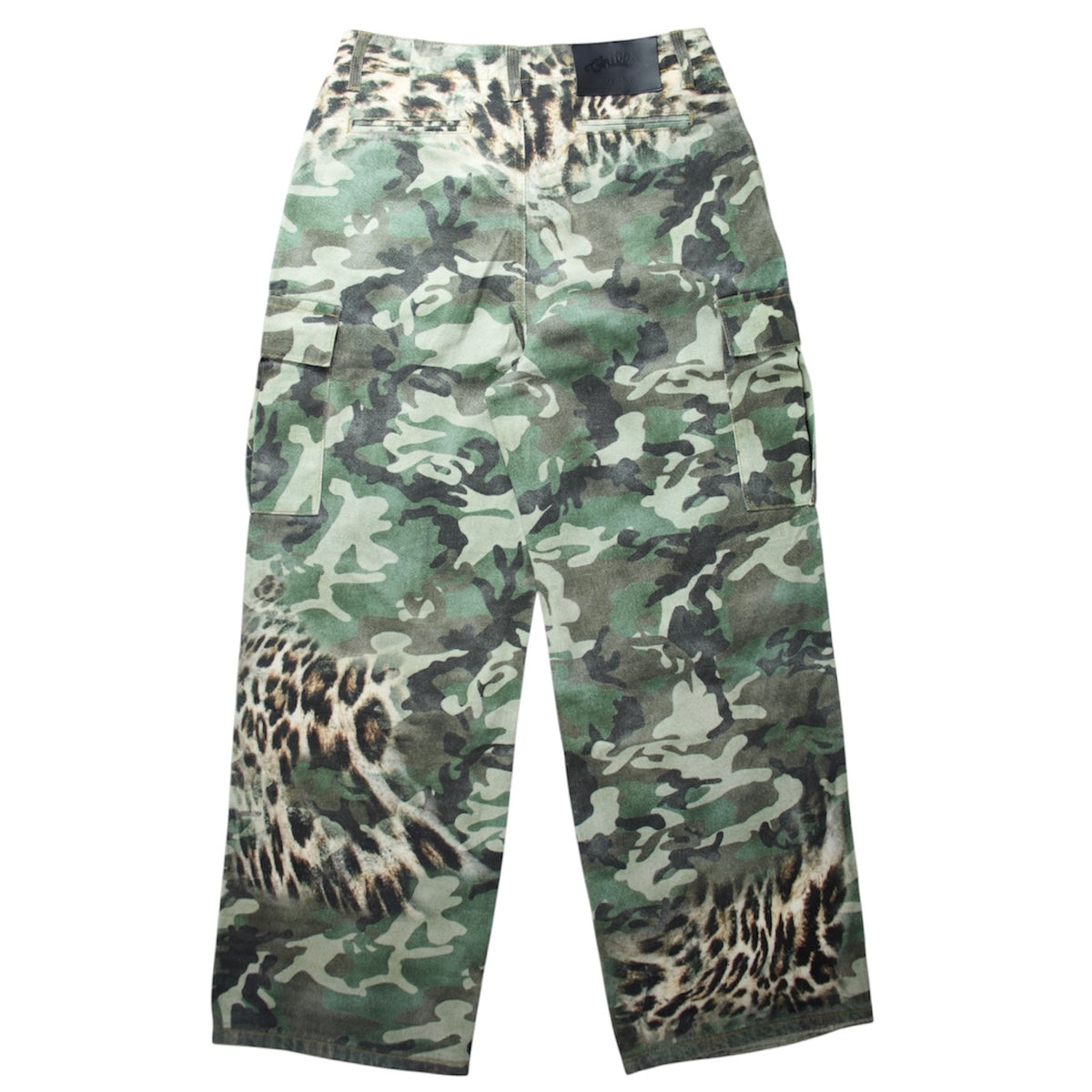 CAMO LEOPARD CARGO PANTS