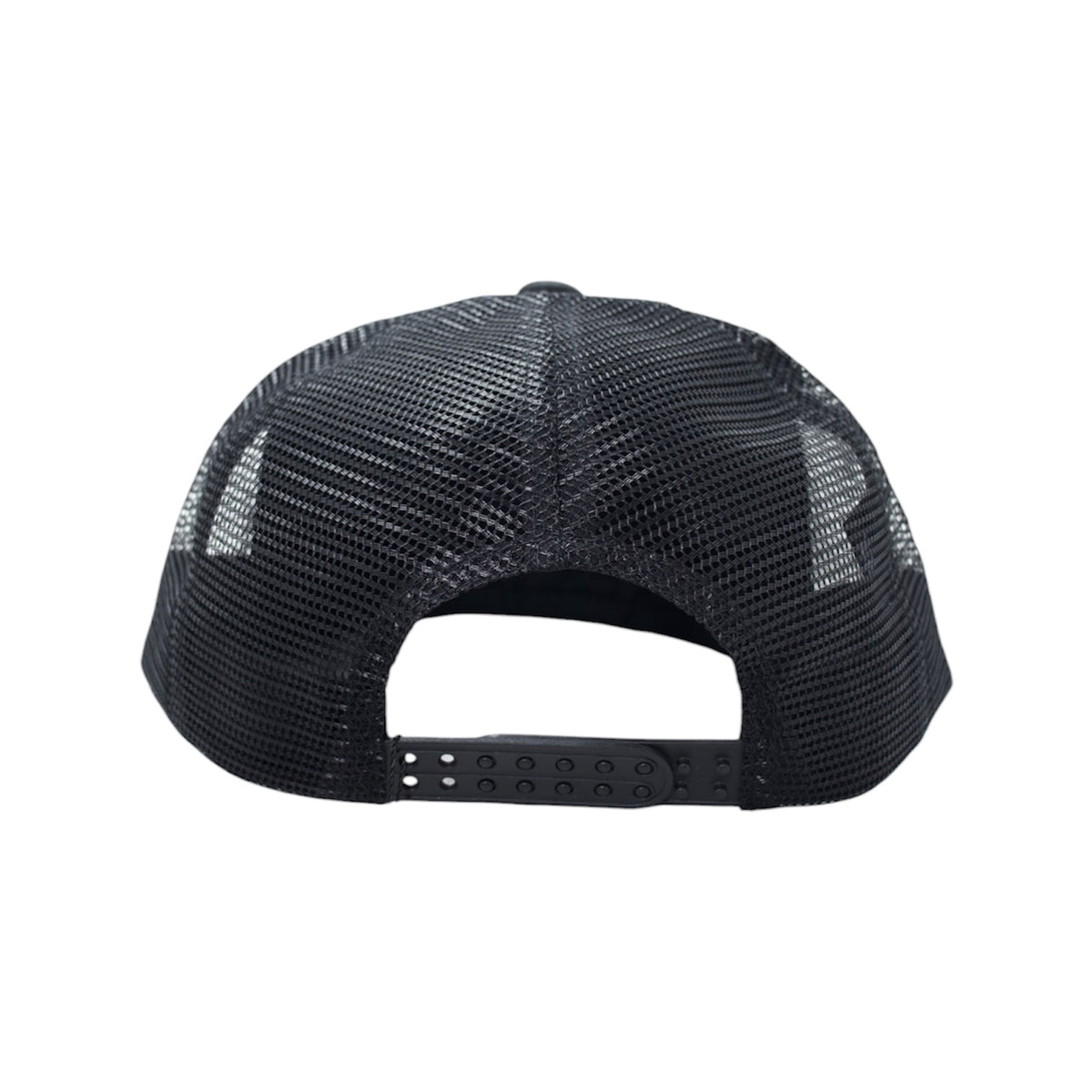 × vanson -LOGO 5PANEL MESH CAP - Black
