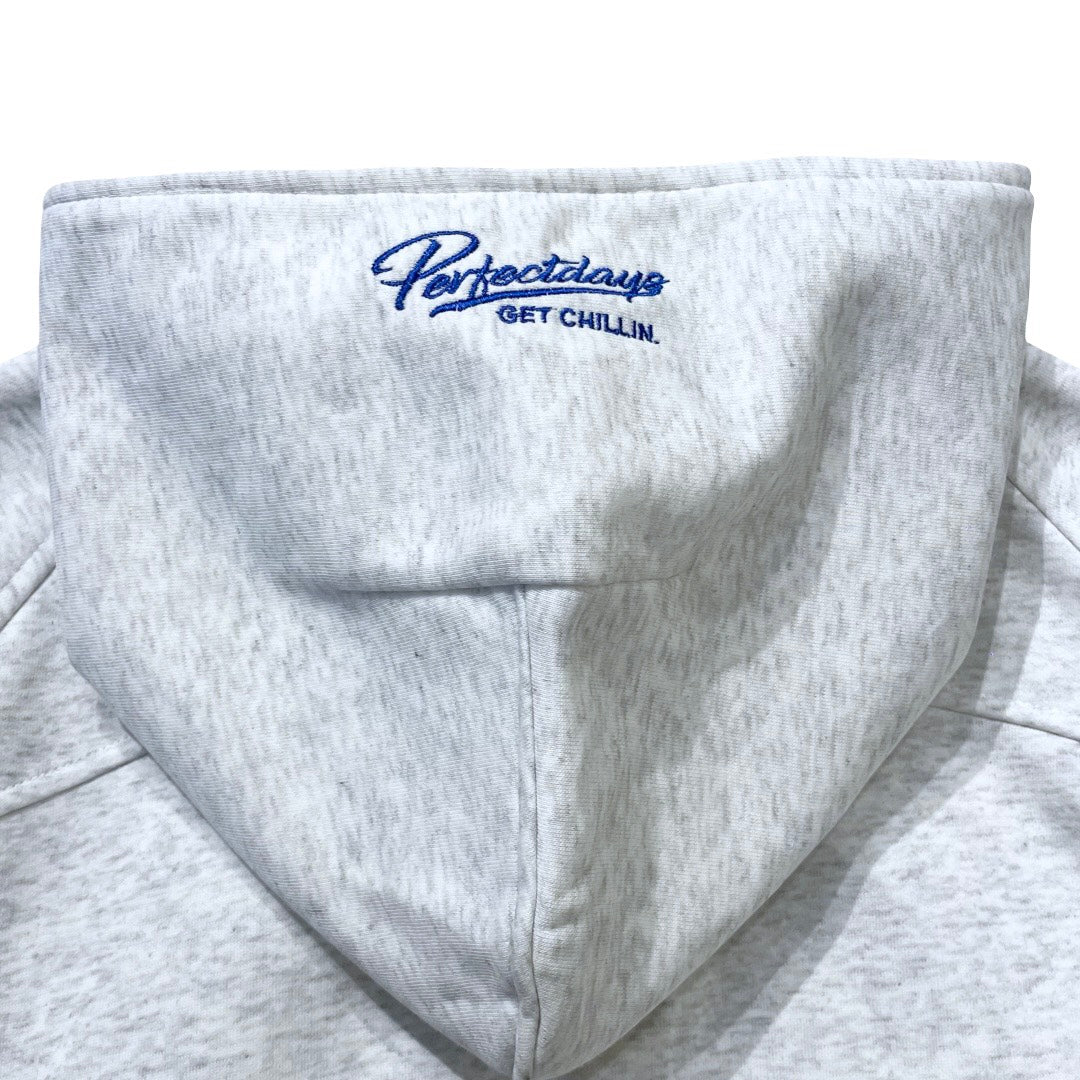L2C HALF ZIP HOODIE - ASH GREY