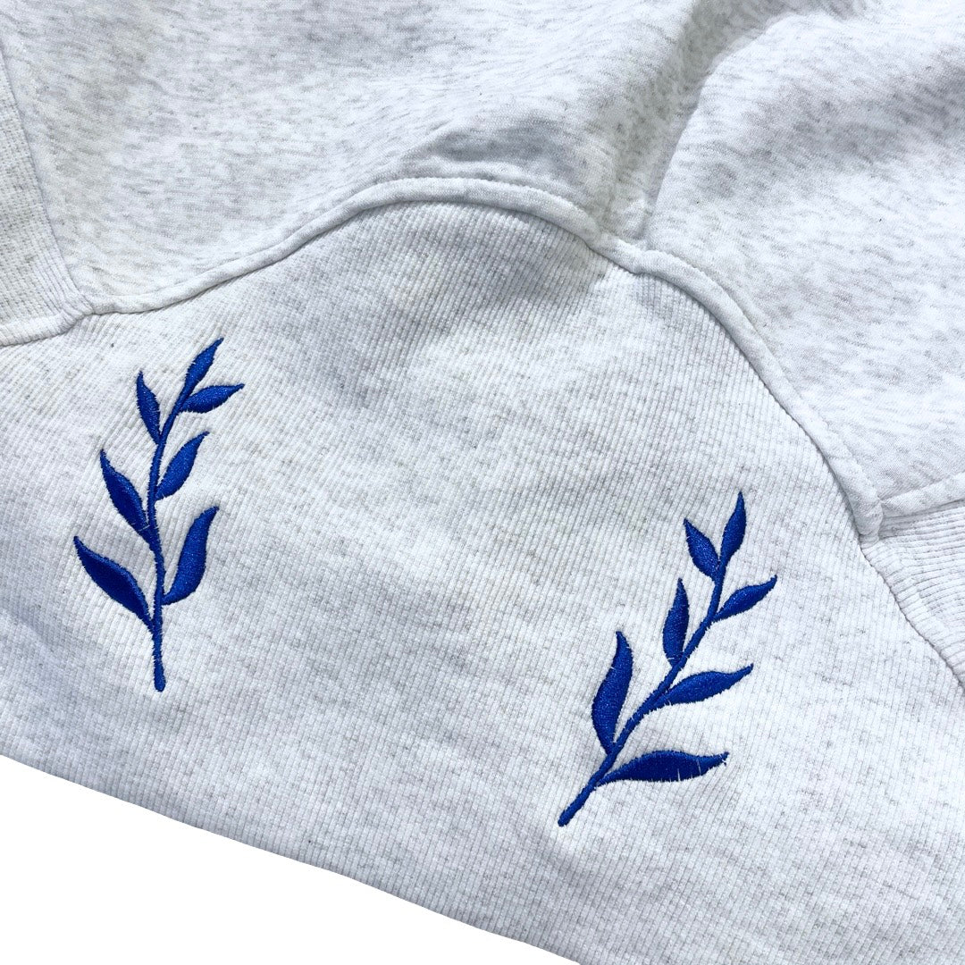 L2C HALF ZIP HOODIE - ASH GREY