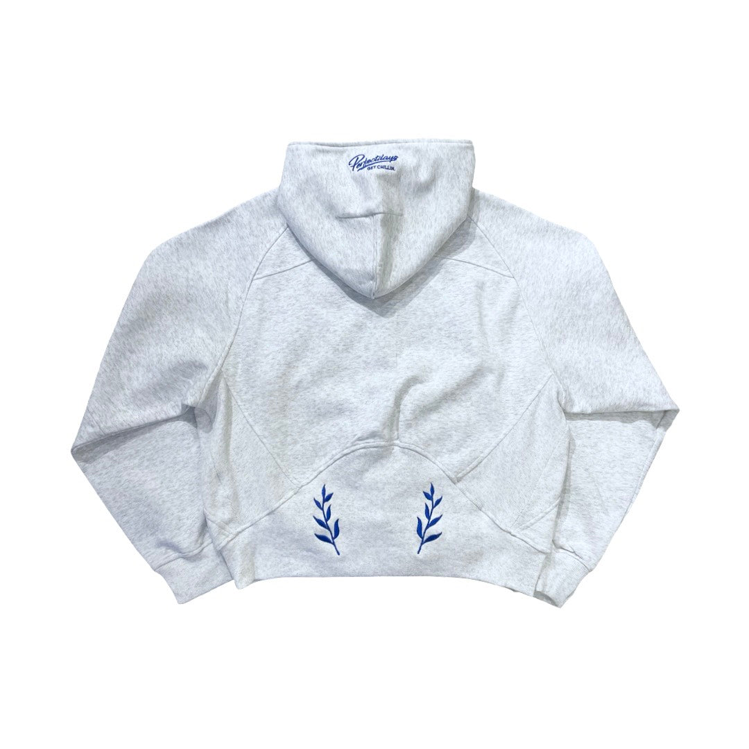L2C HALF ZIP HOODIE - ASH GREY