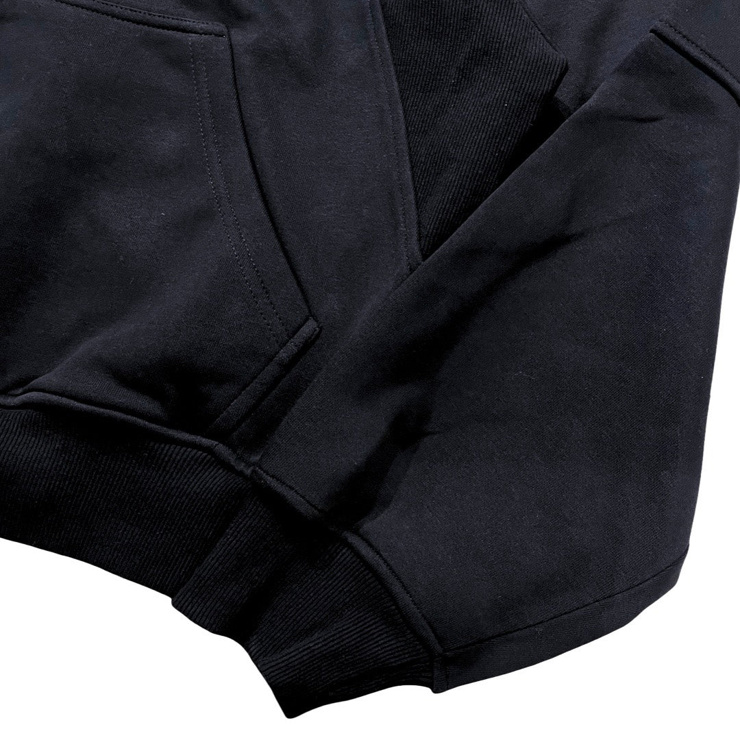 L2C HALF ZIP HOODIE - BLACK