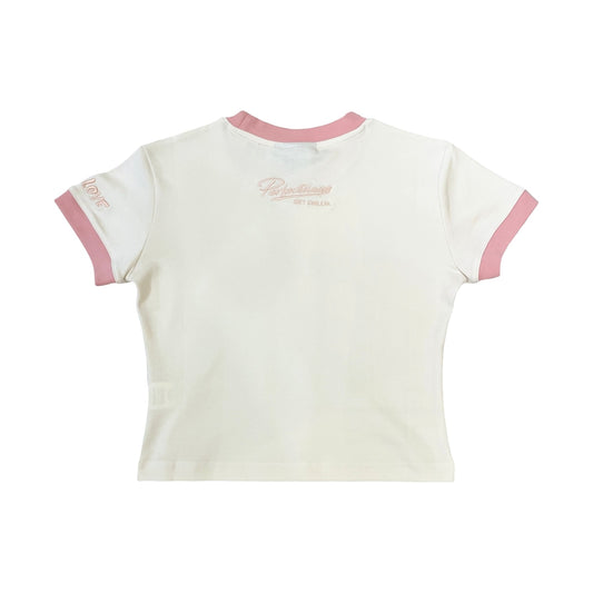 Women's RINGER S/S TEE - PINK
