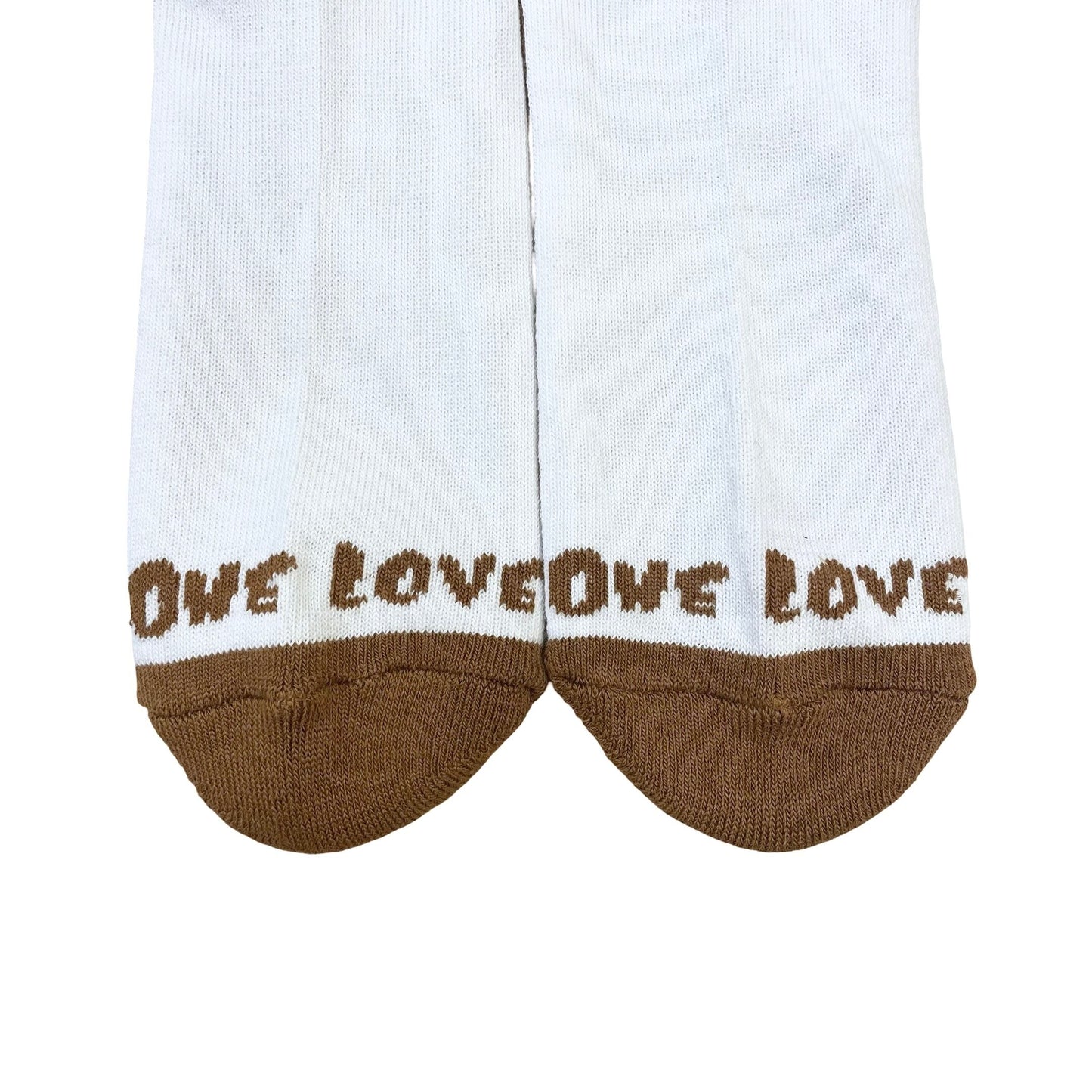 LUMINOUS LOGO SOCKS - BROWN